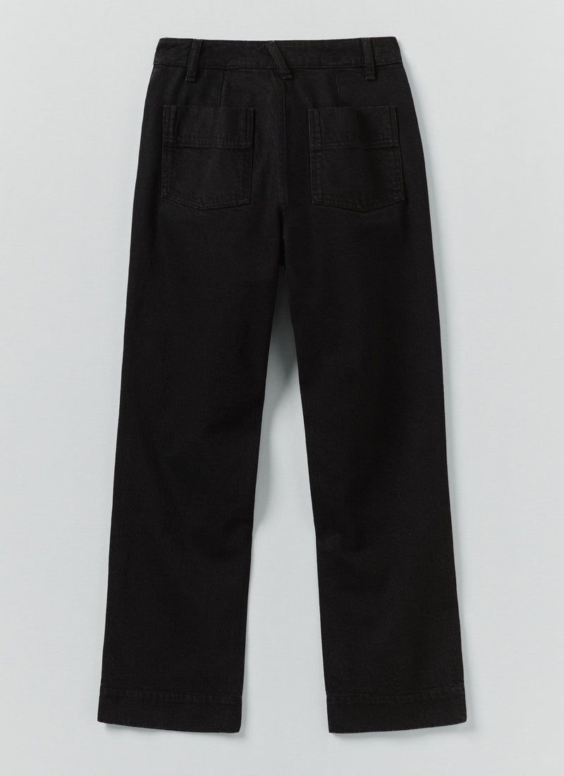 Denim Slim Pants | Carbon Black