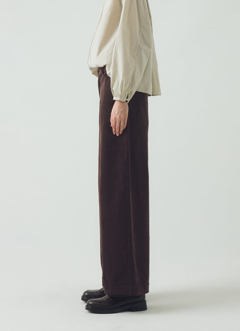 Wide Leg Cord Pants | Java