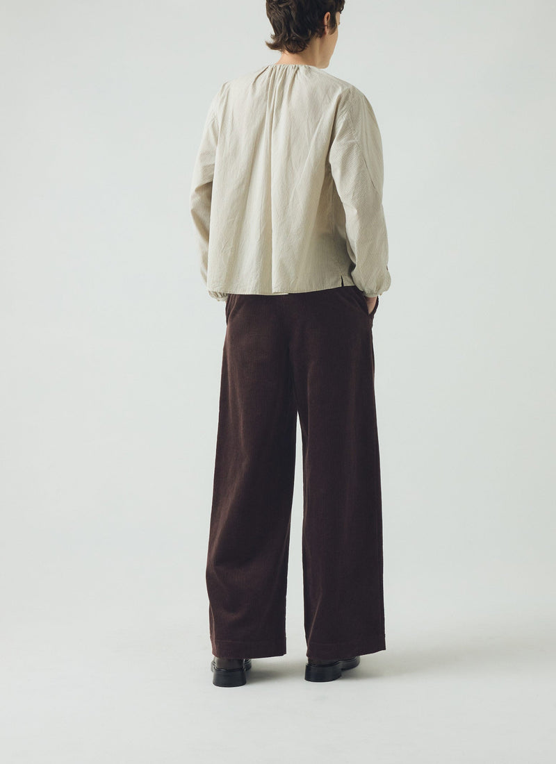 Wide Leg Cord Pants | Java