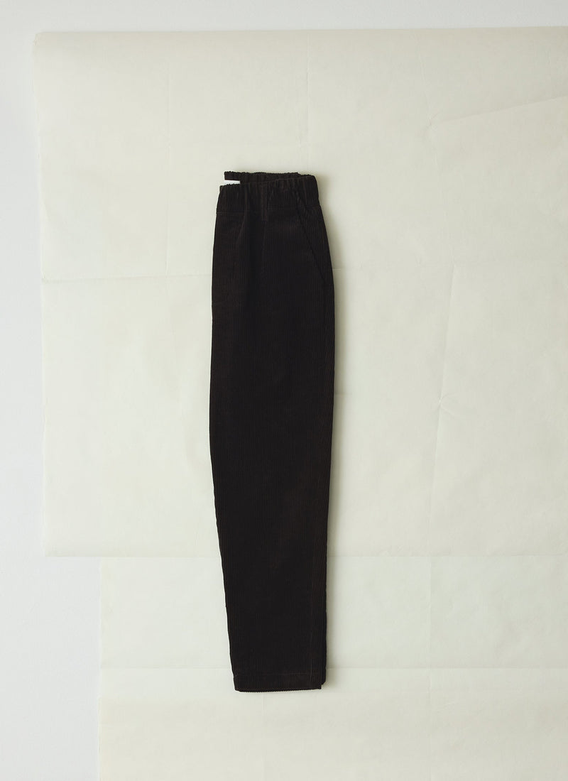 Gabi Organic Cord Pull On Pants | Anthracite