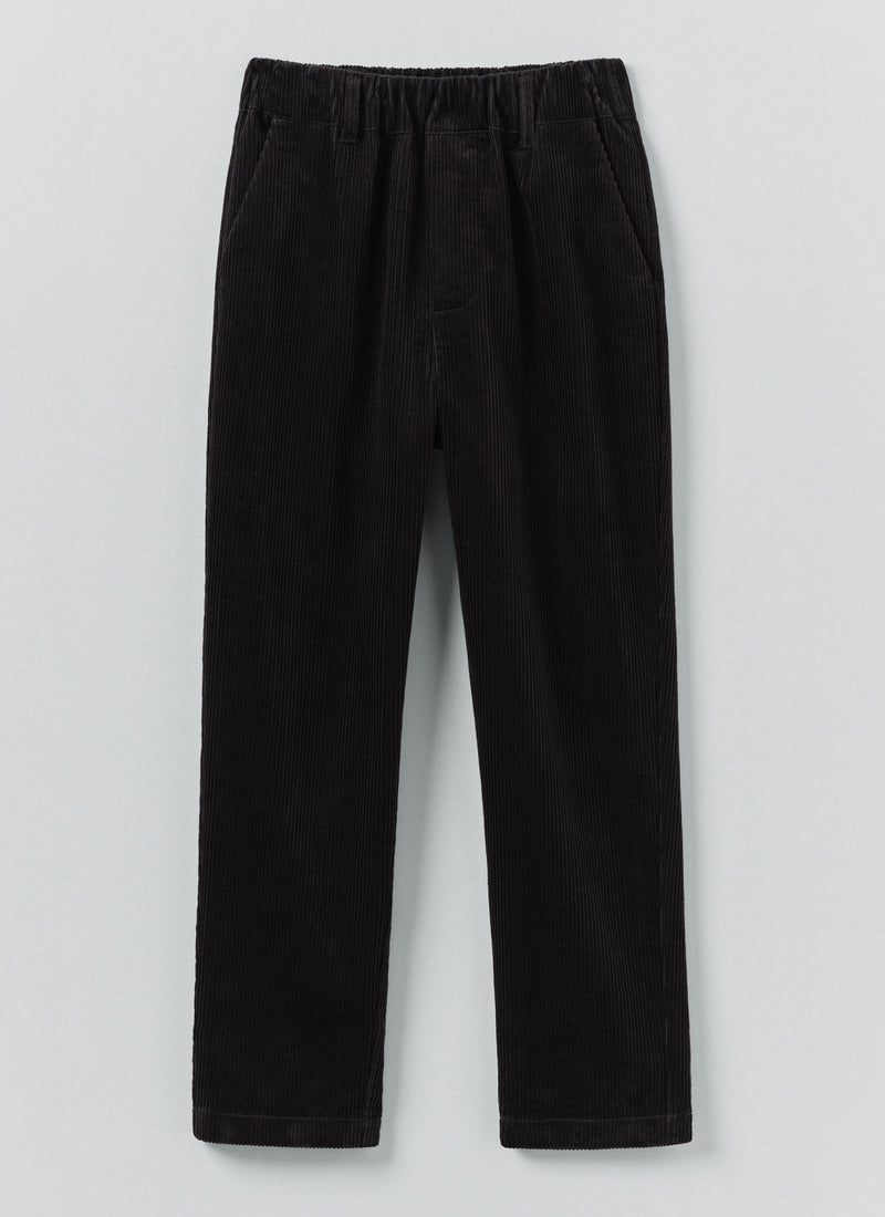 Gabi Organic Cord Pull On Pants | Anthracite
