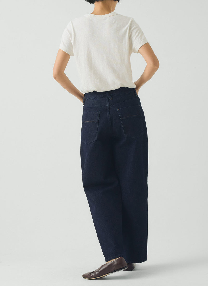Tapered Indigo Denim Pants | Indigo