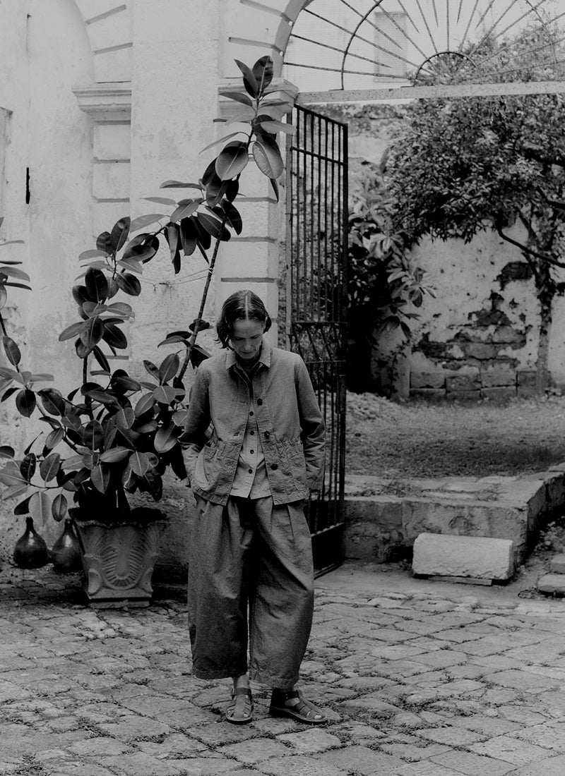 Carys Micro Houndstooth Wide Leg Pants | Vintage White/Black