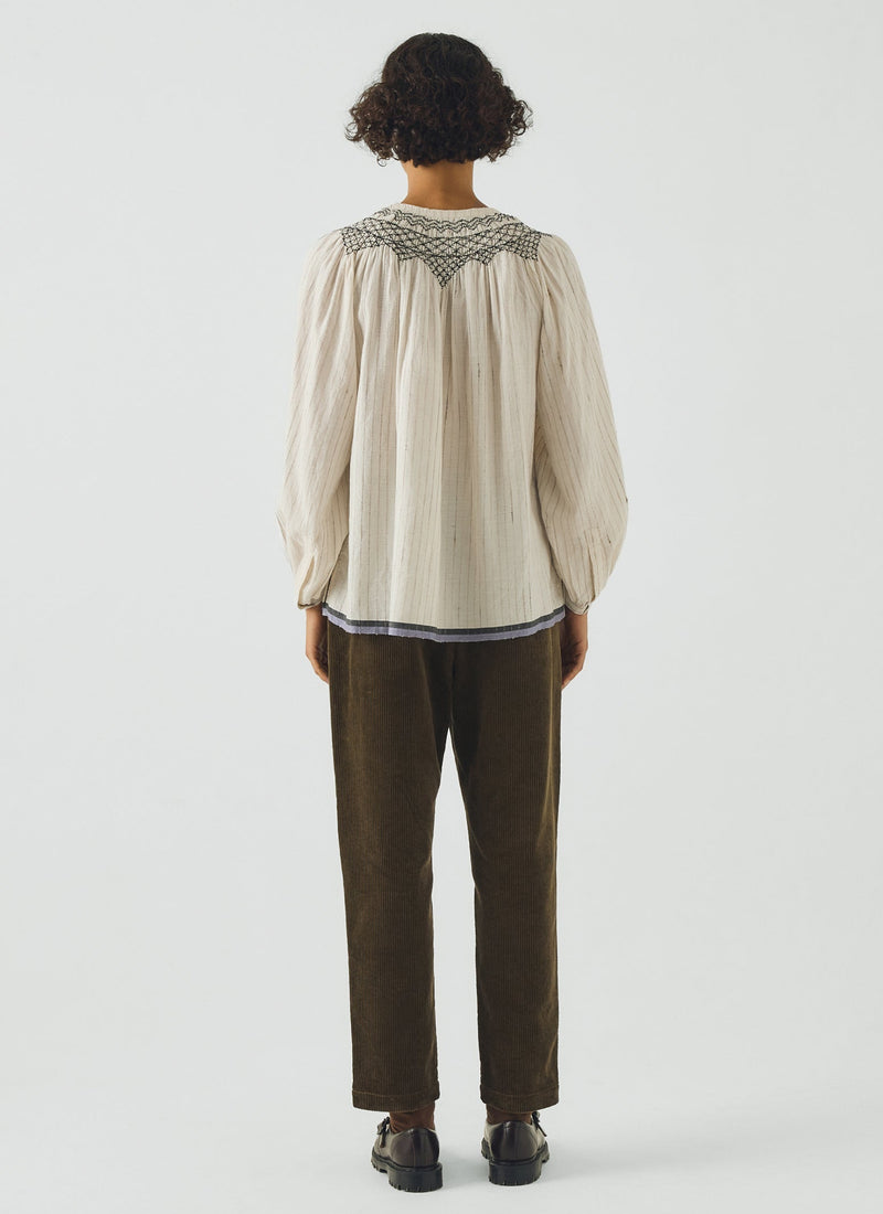 Gabi Cord Pull On Pants | Bronze Green