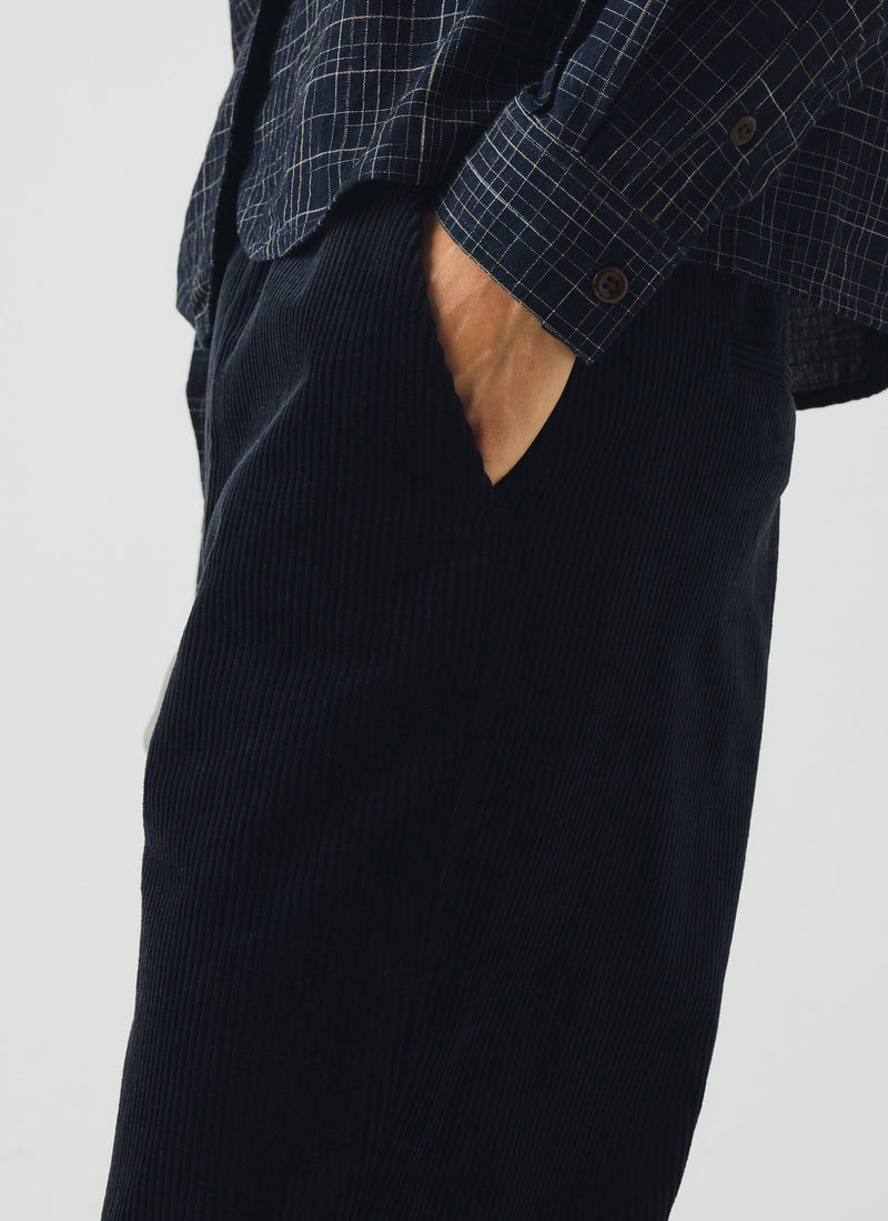 Gabi Cord Pull On Pants | Dark Navy