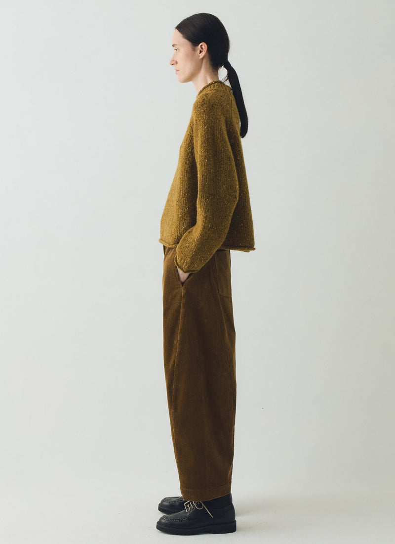Twisted Seam Cord Pants | Golden Amber
