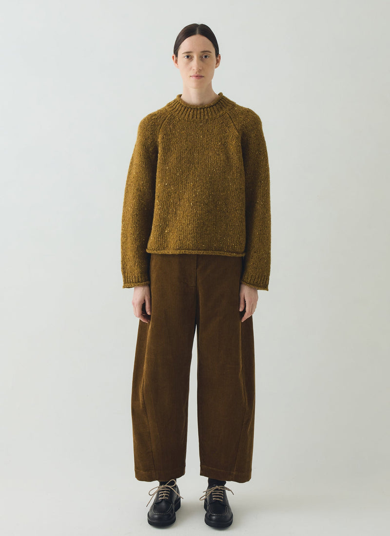 Twisted Seam Cord Pants | Golden Amber