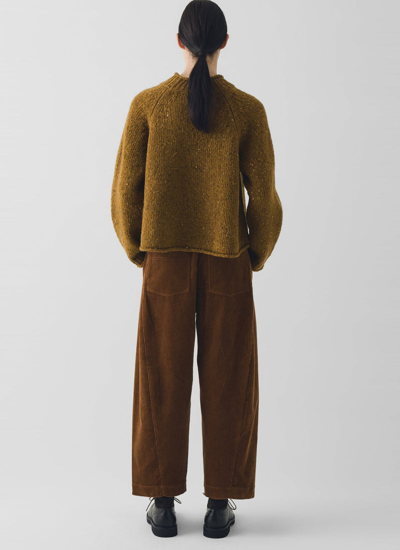 Twisted Seam Cord Pants | Golden Amber