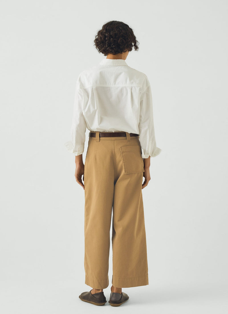 Cotton Pleat Front Pants | Breen