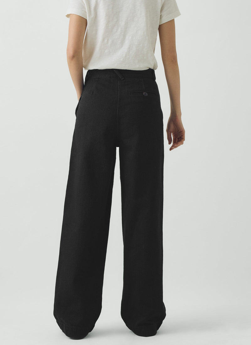 Annie Denim Full Length Pants | Carbon Black