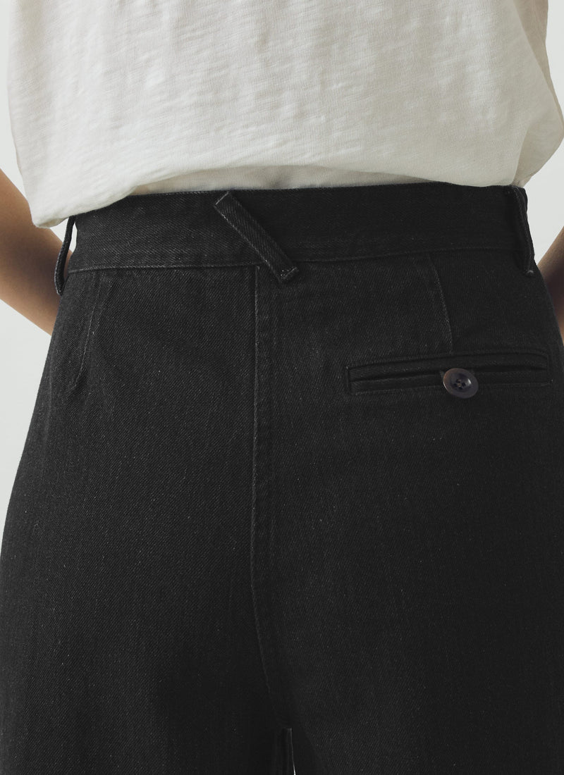 Annie Denim Full Length Pants | Carbon Black
