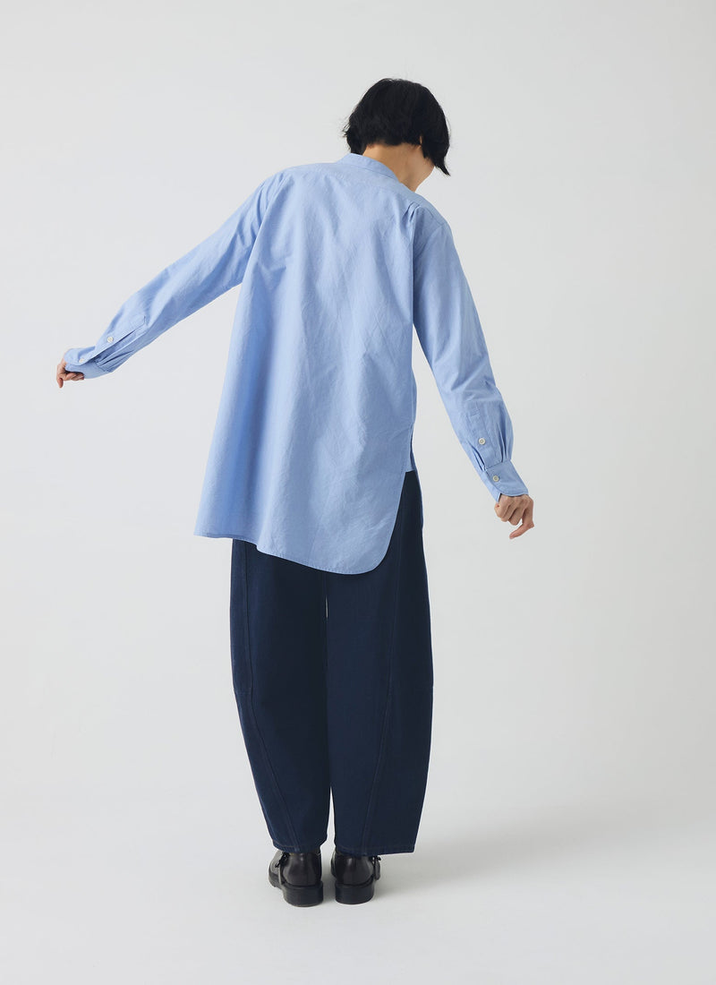 Taro Cotton Oxford Shirt | Chambray