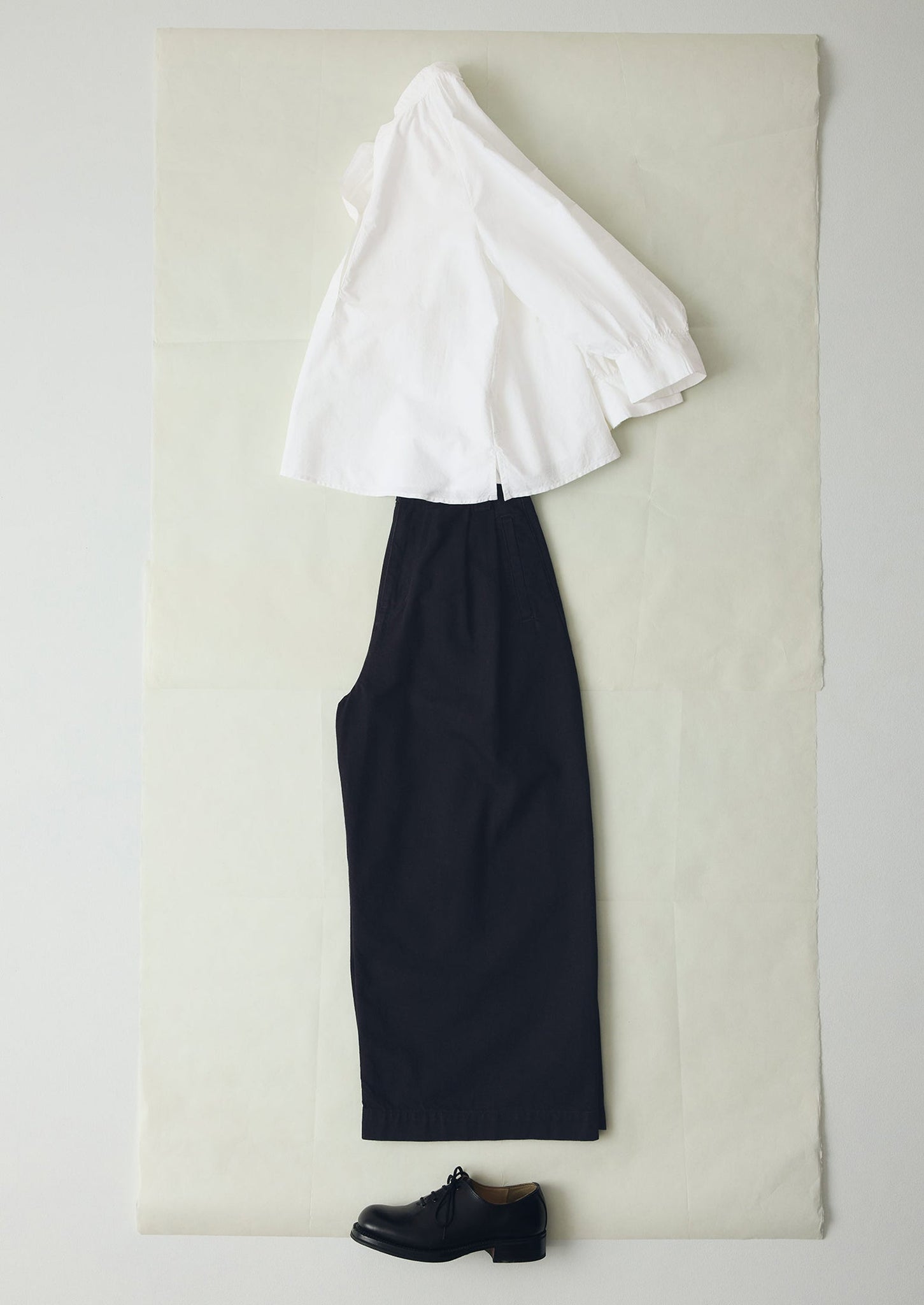 Catrin Cotton Oxford Easy Shirt | White