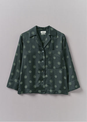 Sun and Moon Jacquard Shirt | Oil