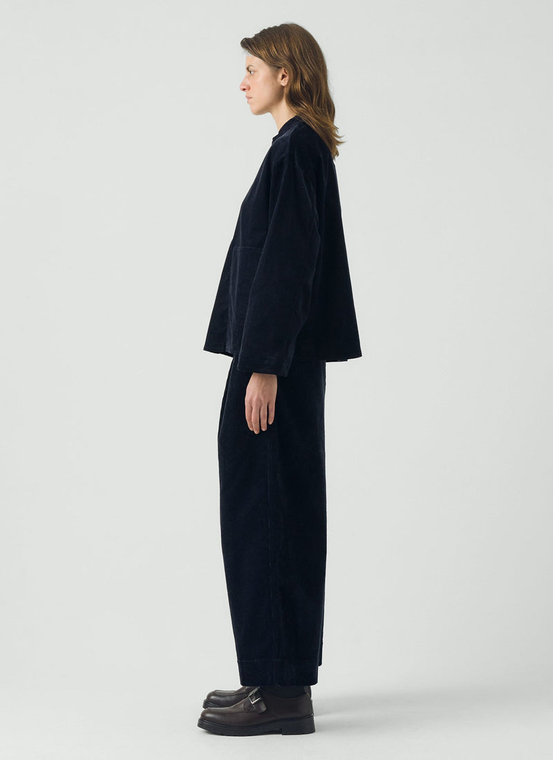 Popover Smock Top | Midnight