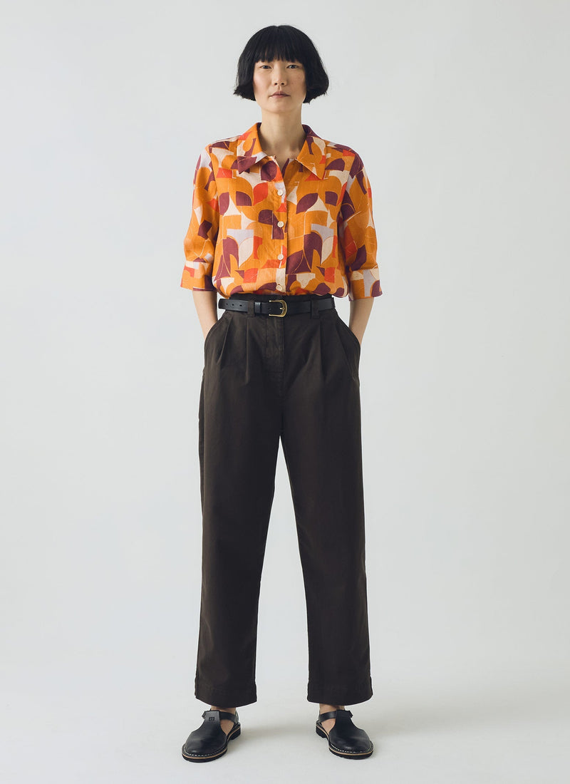 Gia Paintbox Print Shirt | Ginger
