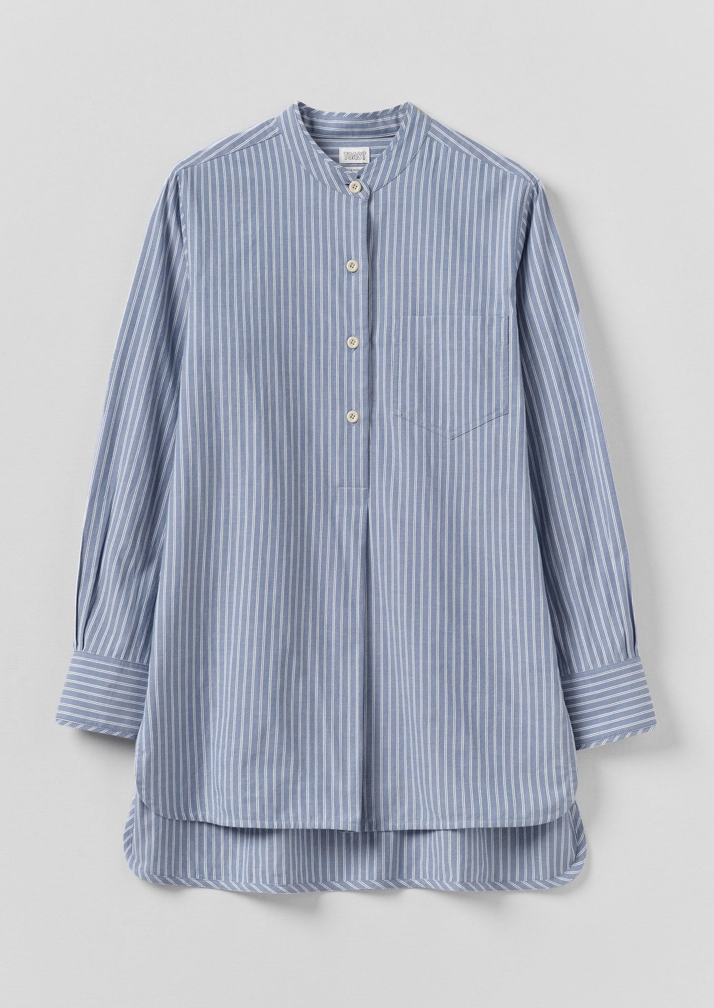 Taro Stripe Shirt | Light Blue