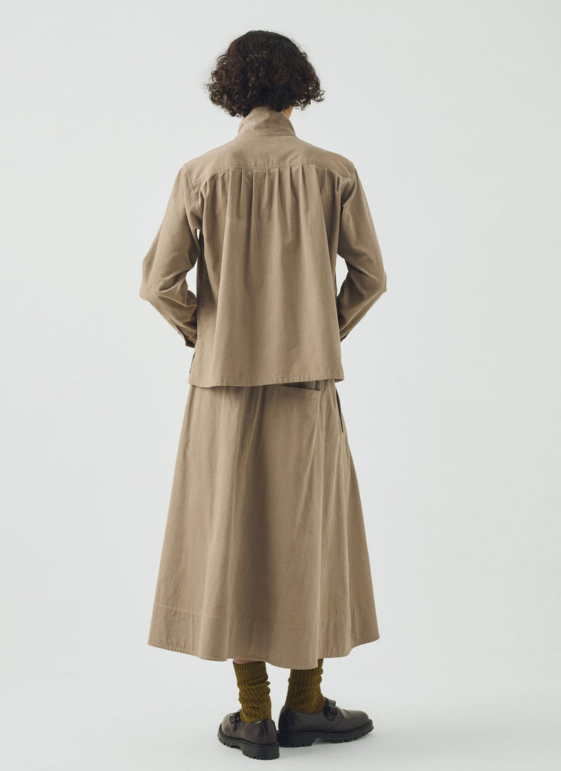 Cotton Needlecord Shirt | Dune