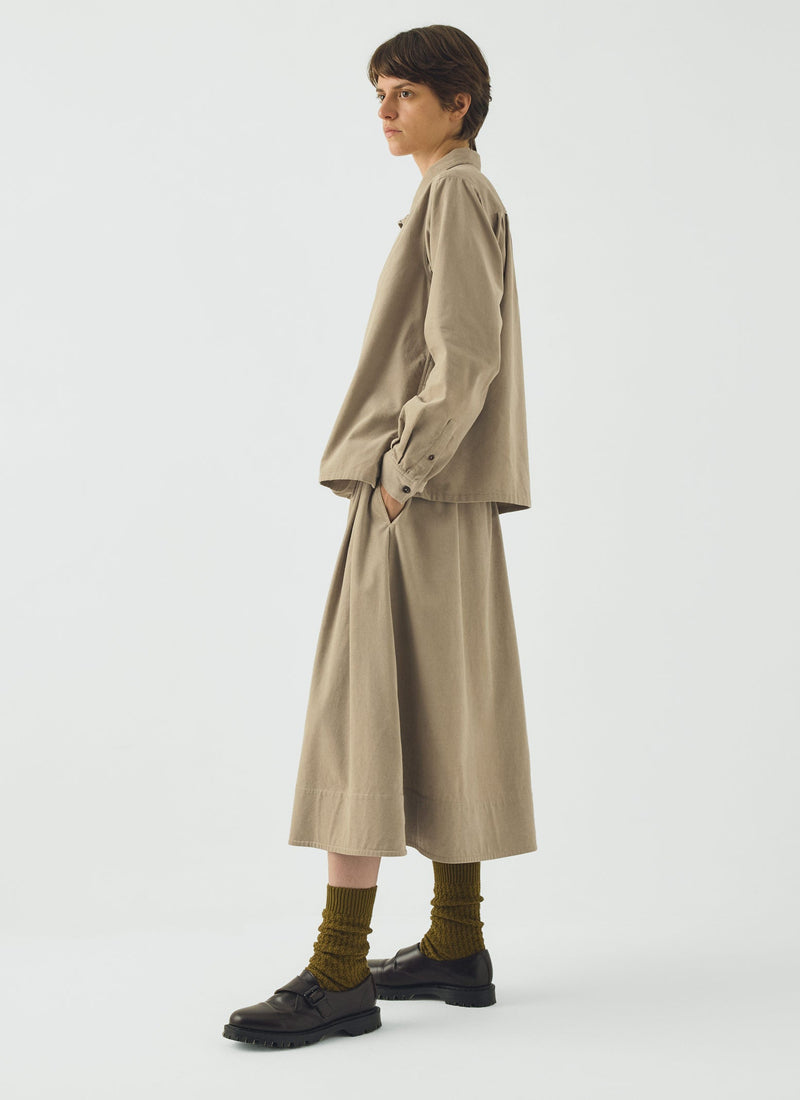 Cotton Needlecord Shirt | Dune