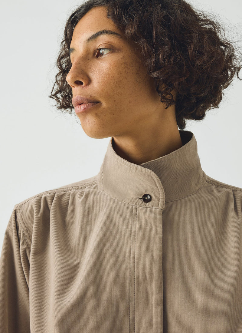 Cotton Needlecord Shirt | Dune