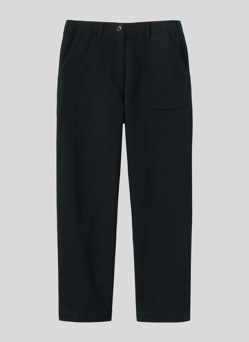 Ashley Cropped Jeans | Black