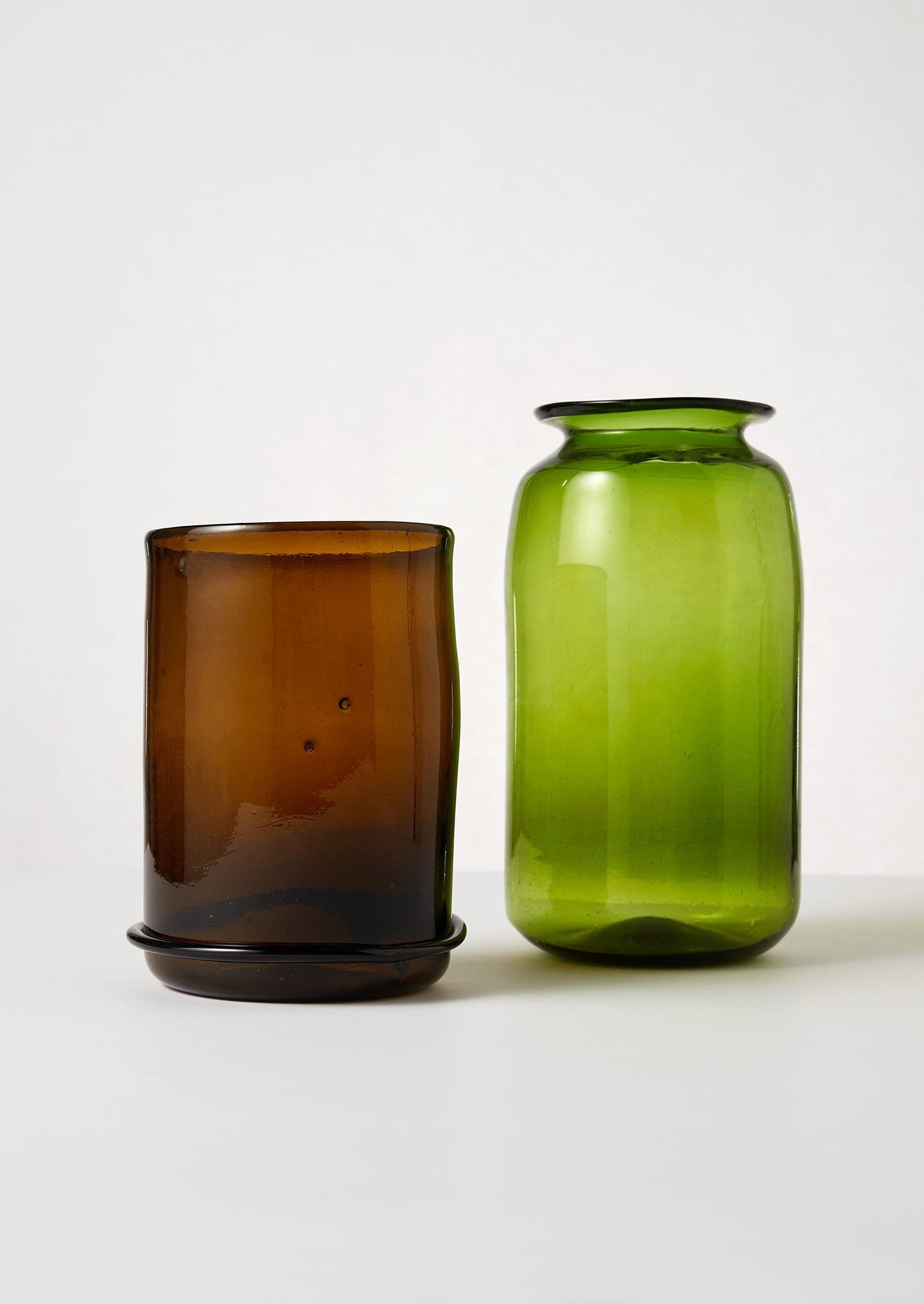 Large Hand-Blown Antique Glass Jar